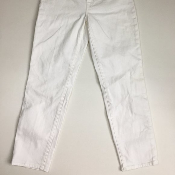 NWOT L'AGENCE Blanc/White THE DUKE 5 Pocket Ankle/Cropped Jeans - Picture 7 of 10